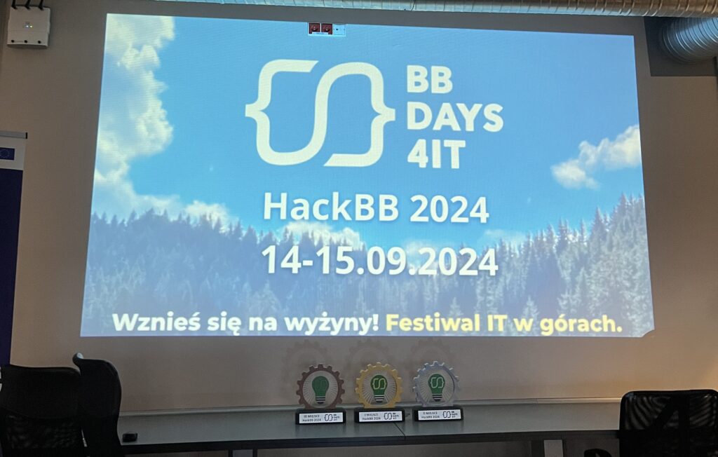 Sala konferencyjna podczas HackBB Days 4IT 2024.